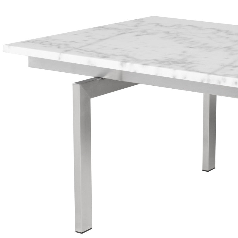 Louve Coffee Table - White Top