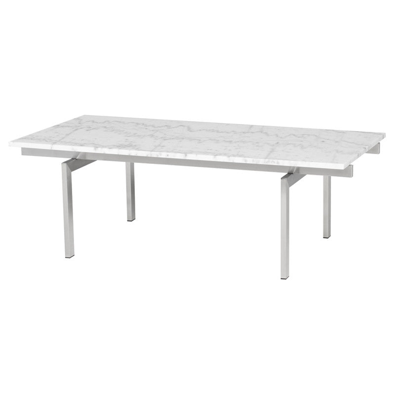 Louve Coffee Table - White Top