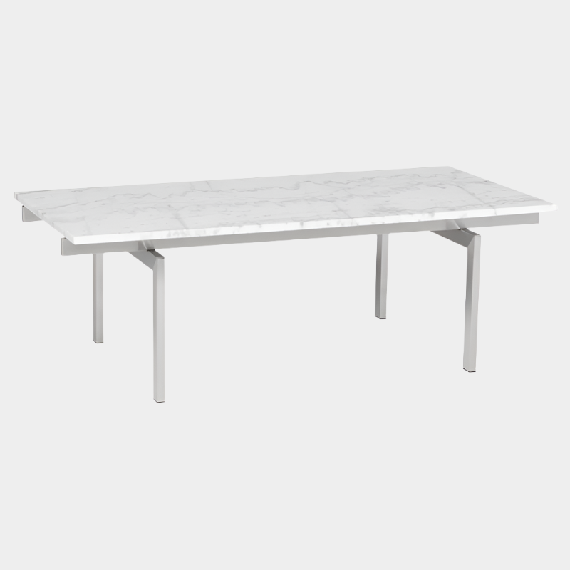 Louve Coffee Table - White Top