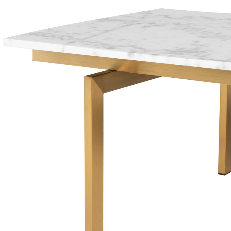 Louve Coffee Table - White Top