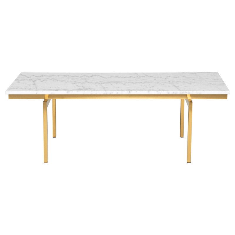 Louve Coffee Table - White Top