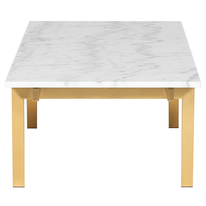 Louve Coffee Table - White Top