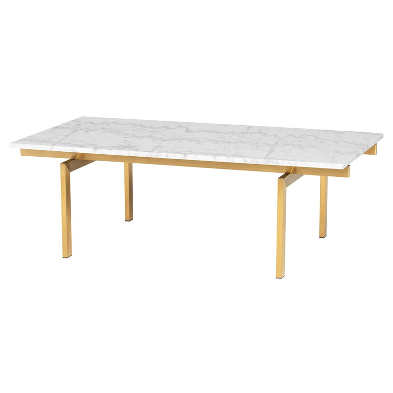 Louve Coffee Table - White Top