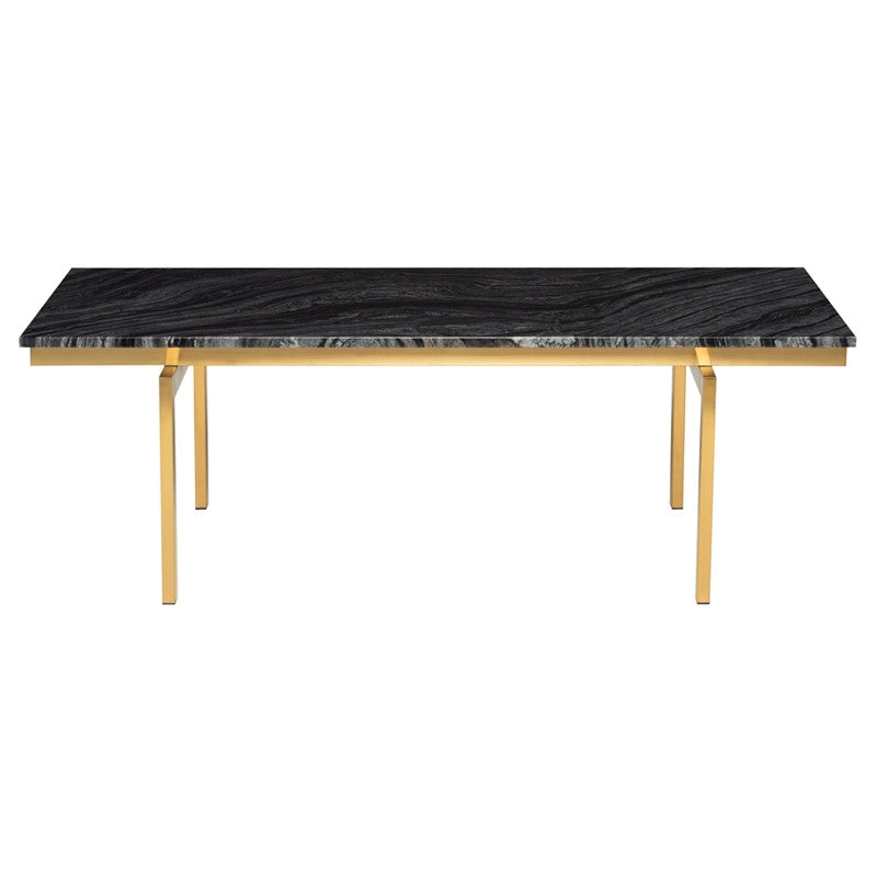 Louve Coffee Table - Black Top