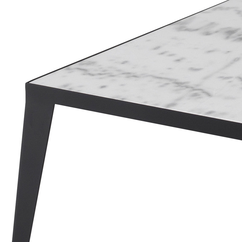 Mink Coffee Table - White Top