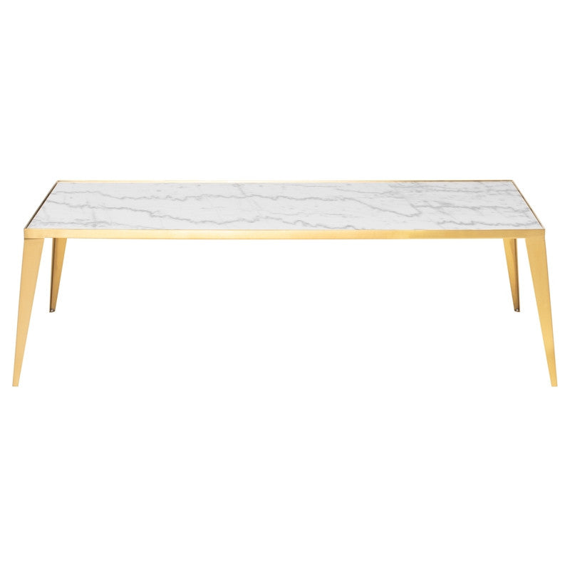 Mink Coffee Table - White Top