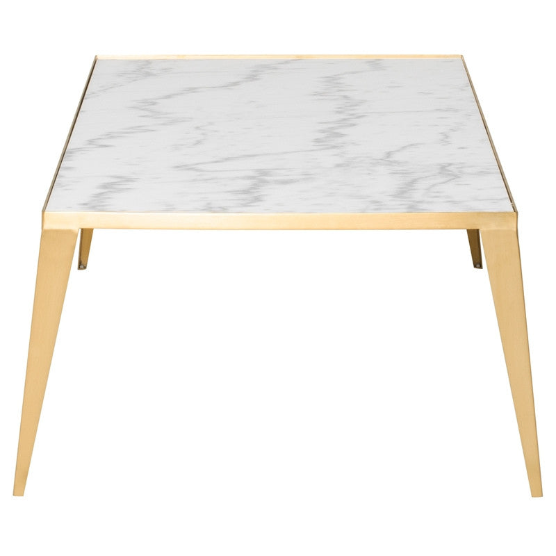 Mink Coffee Table - White Top