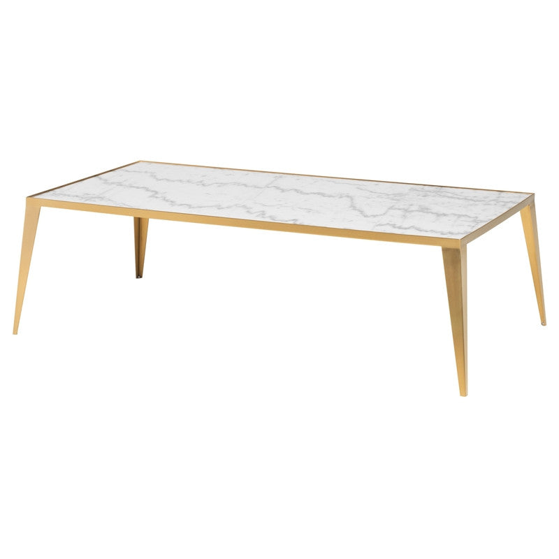 Mink Coffee Table - White Top