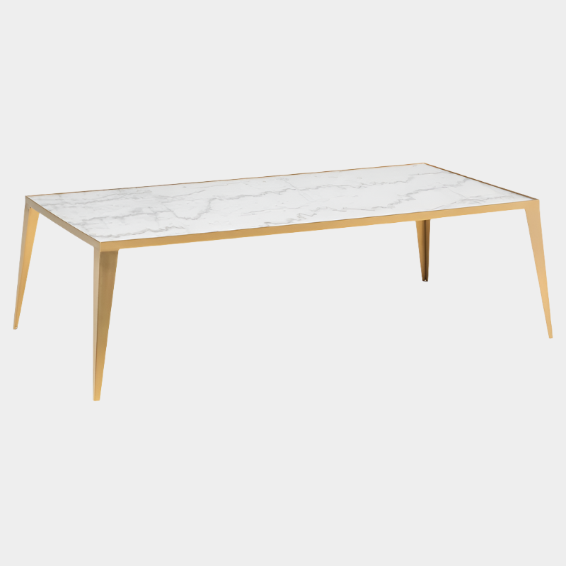 Mink Coffee Table - White Top