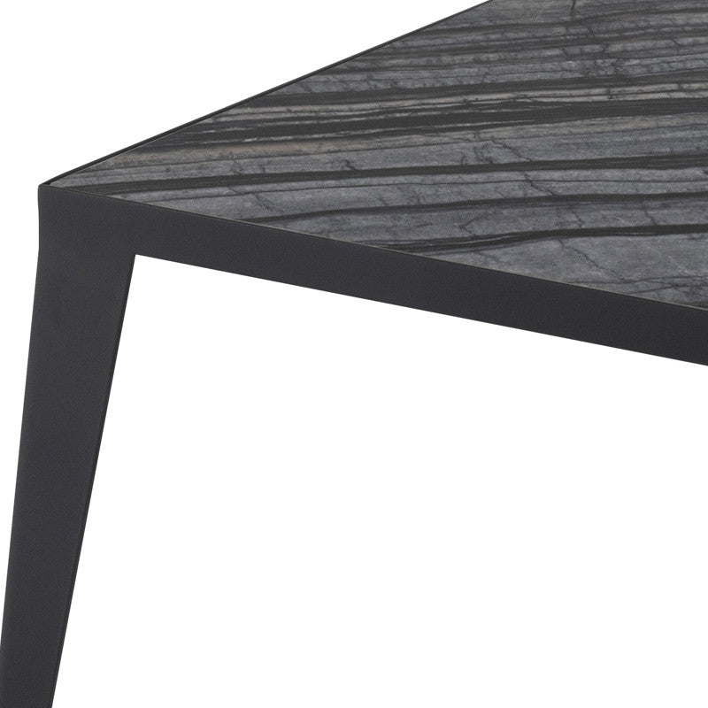 Mink Coffee Table - Black Top