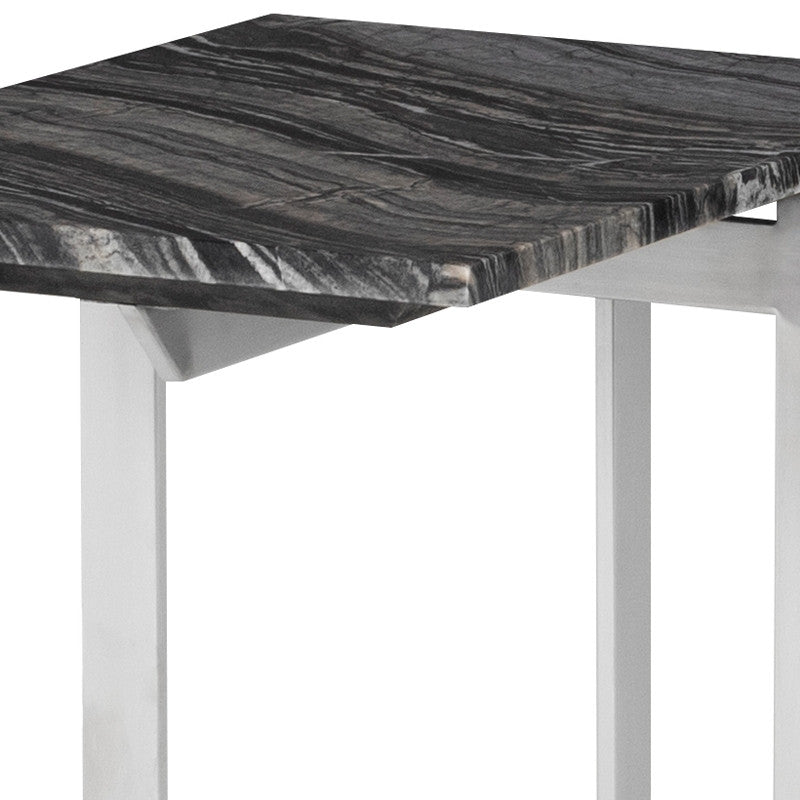 Dell Side Table - Black Top