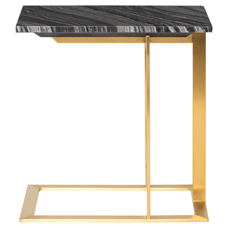 Dell Side Table - Black Top