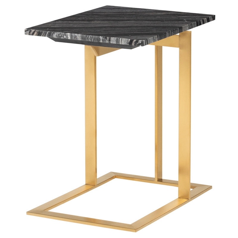 Dell Side Table - Black Top