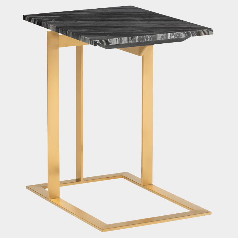 Dell Side Table - Black Top