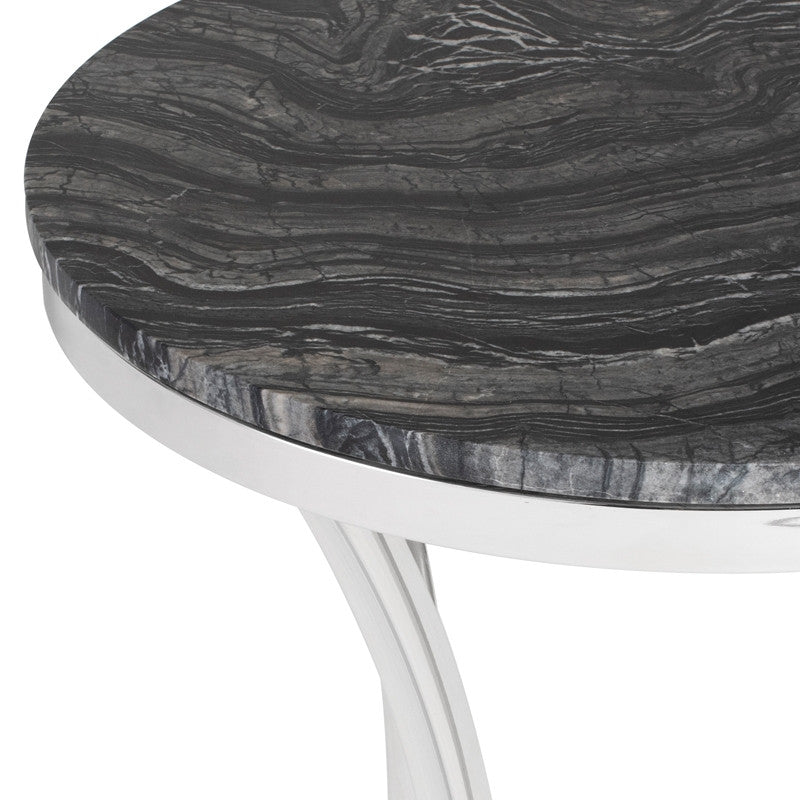 Aurora Side Table - Black Top