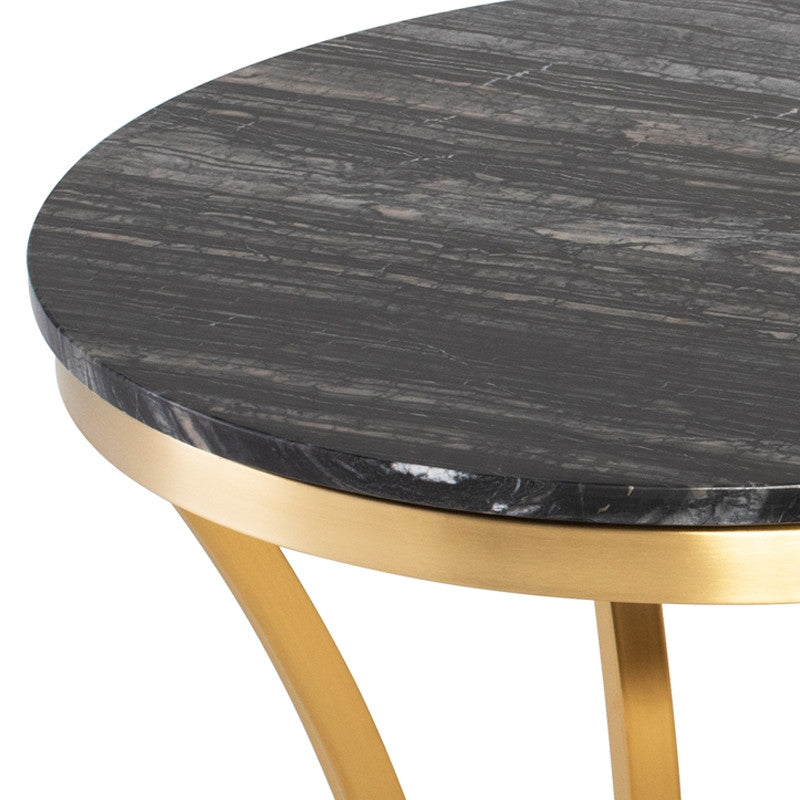 Aurora Side Table - Black Top