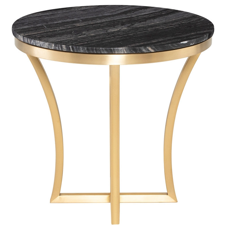 Aurora Side Table - Black Top