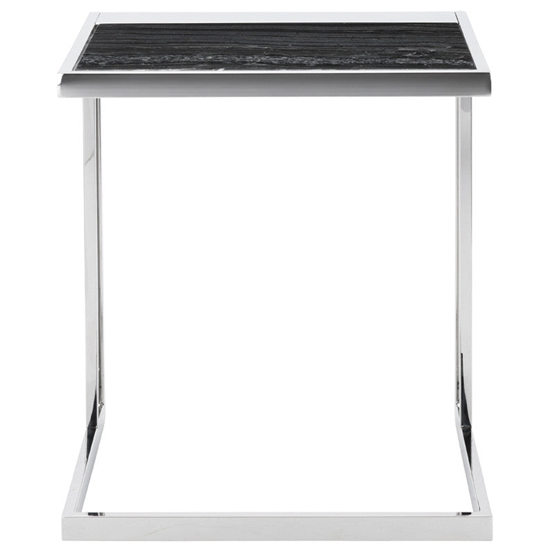 Table d'appoint Ethan - Plateau noir