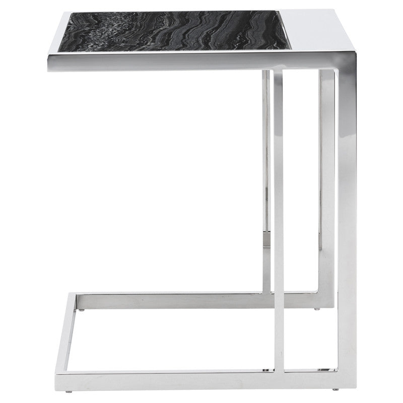 Ethan Side Table - Black Top