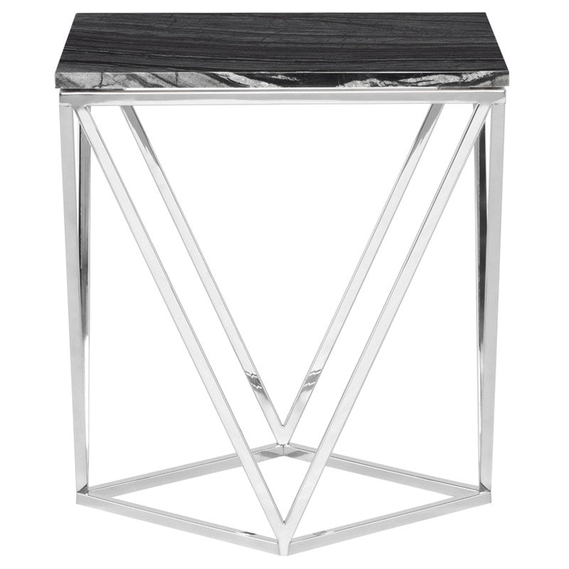 Jasmine Side Table - Black Top