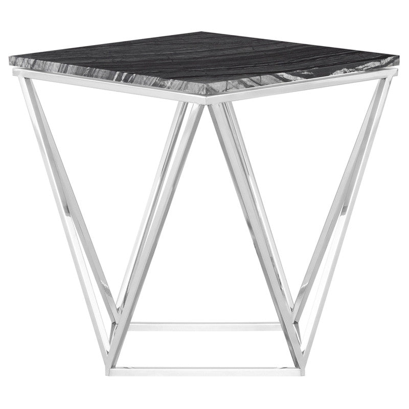 Jasmine Side Table - Black Top