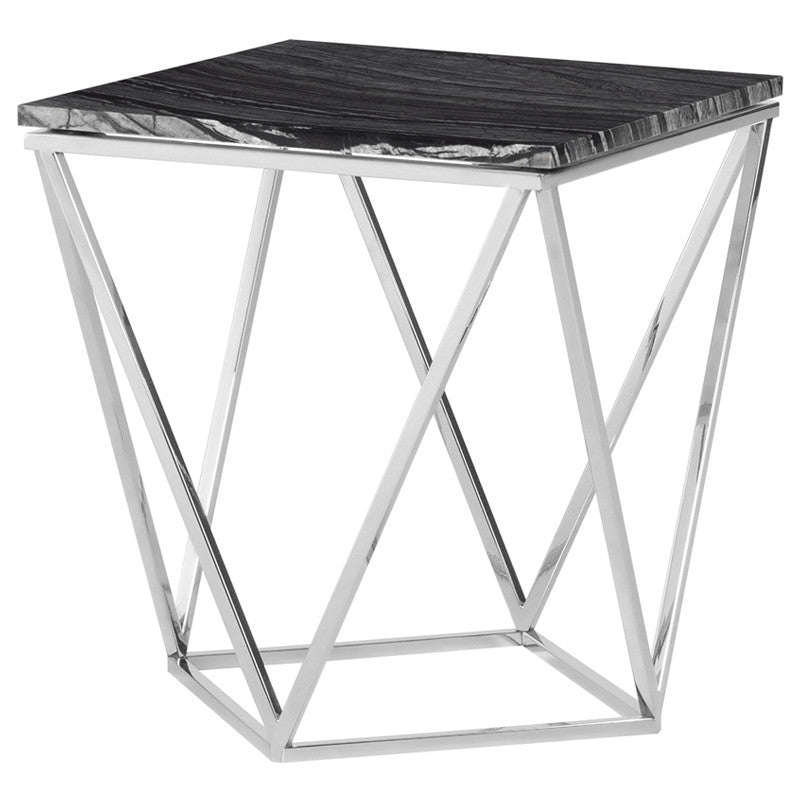 Jasmine Side Table - Black Top