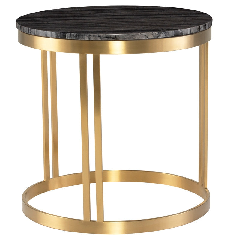 Nicola Side Table - Black Top