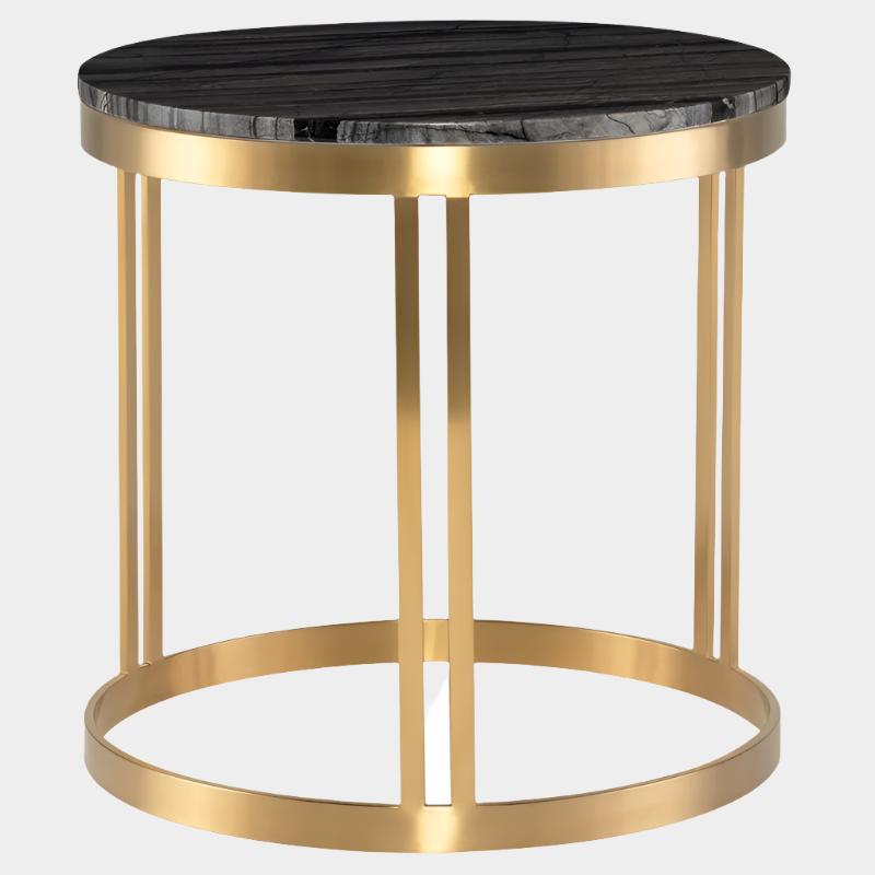 Nicola Side Table - Black Top