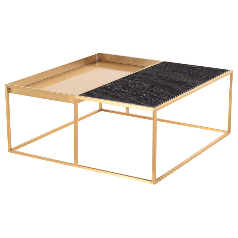 Corbett Coffee Table - Black Top