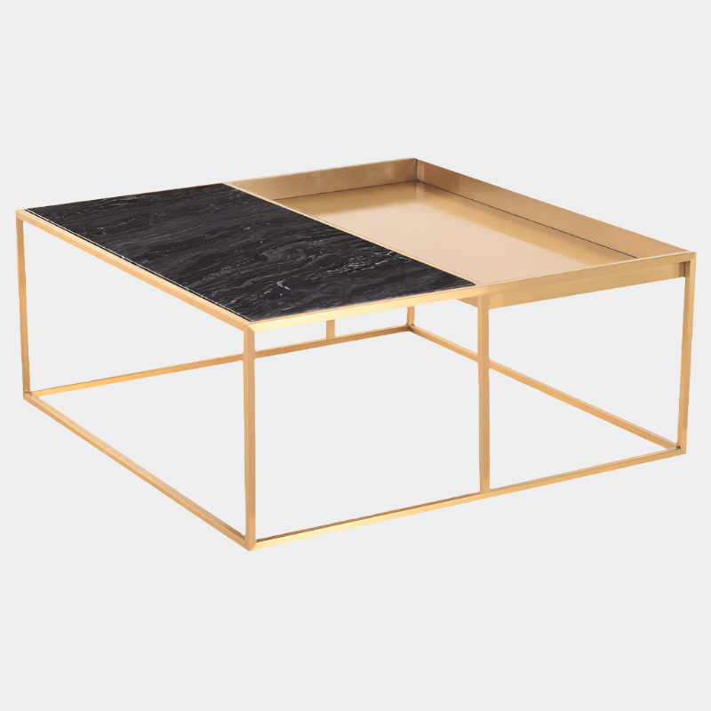 Corbett Coffee Table - Black Top