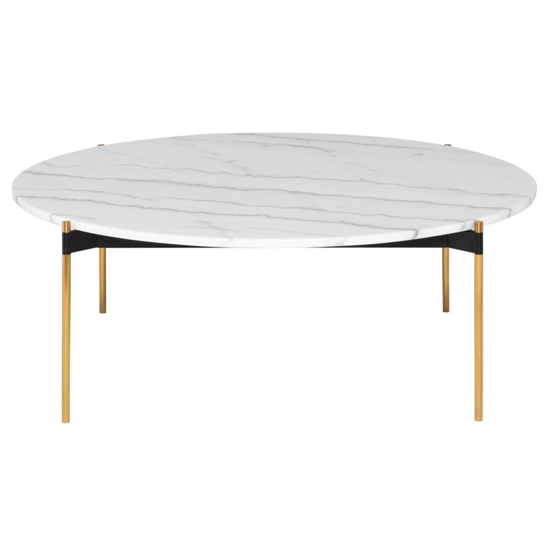 Pixie Coffee Table - Brushed Gold Legs