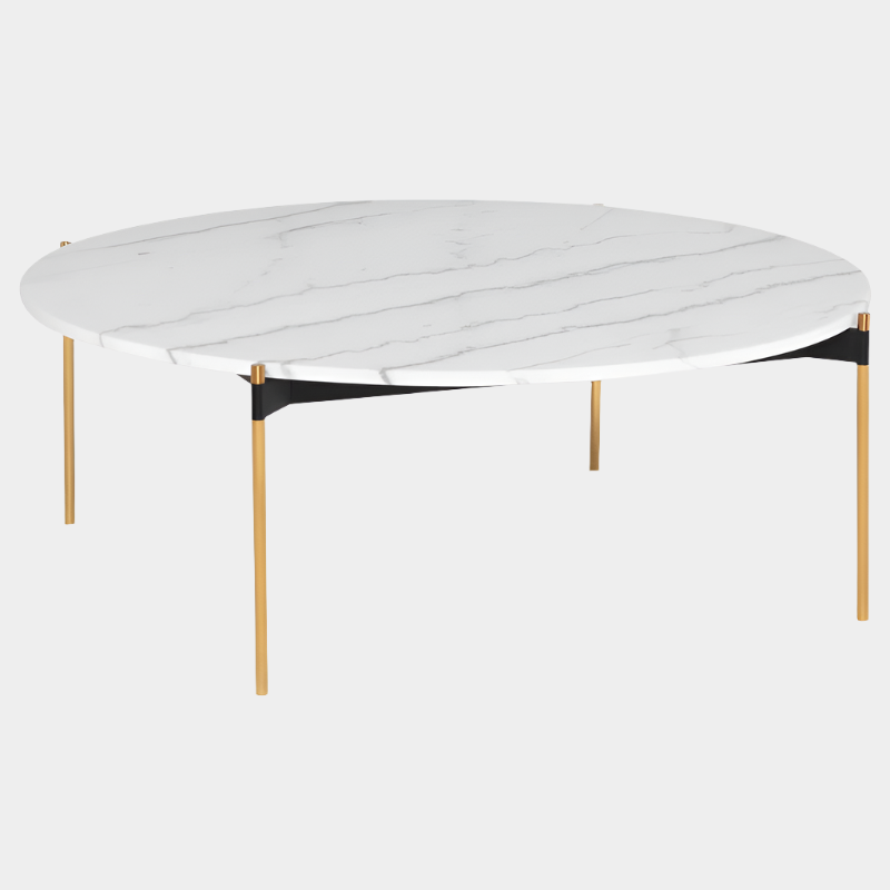 Pixie Coffee Table - Brushed Gold Legs