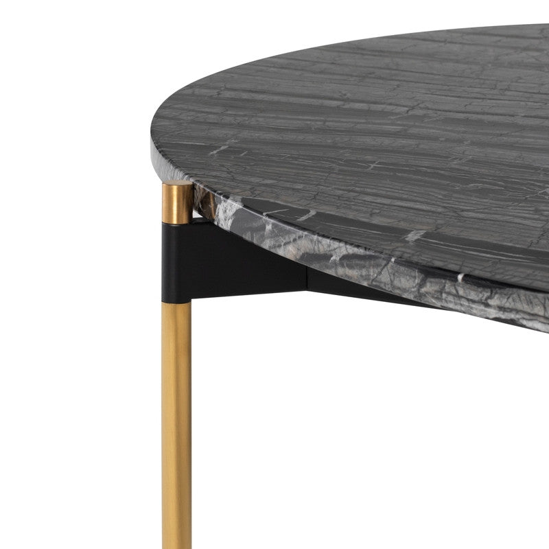 Pixie Coffee Table - Brushed Gold Legs