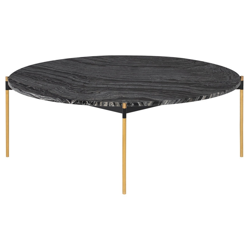 Pixie Coffee Table - Brushed Gold Legs