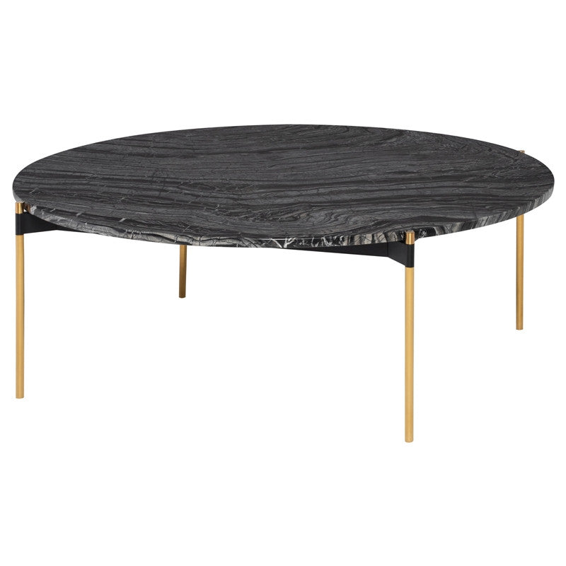 Pixie Coffee Table - Brushed Gold Legs