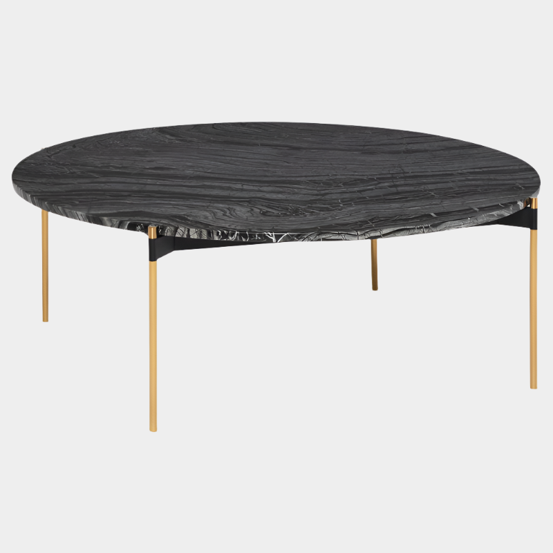 Pixie Coffee Table - Brushed Gold Legs