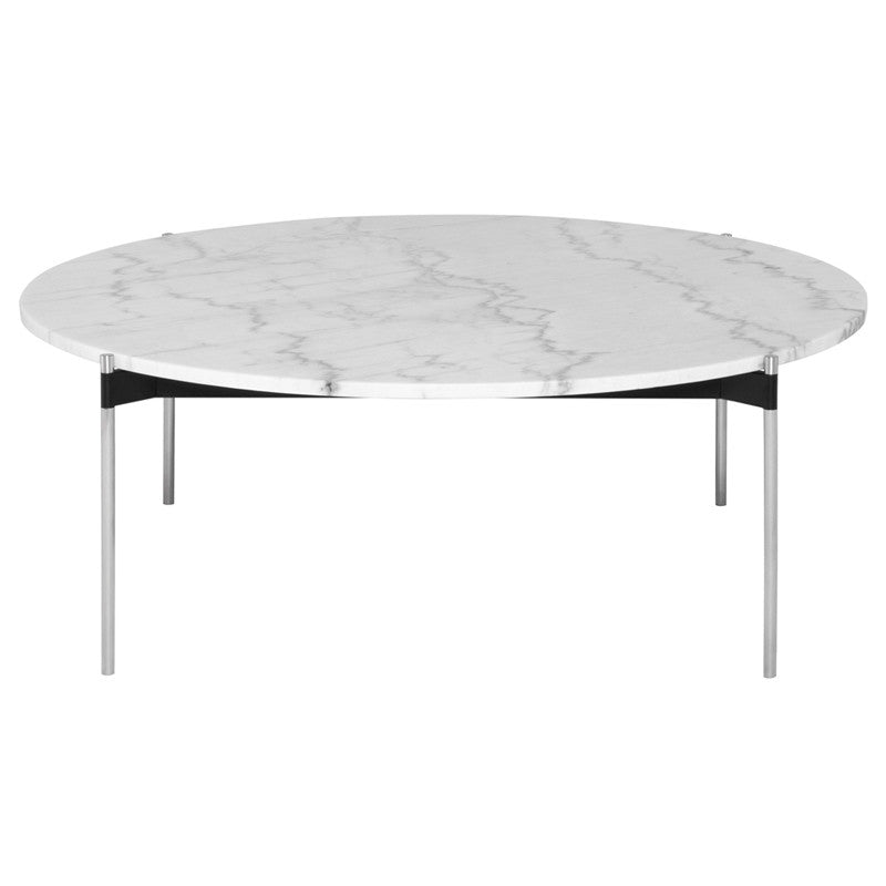 Pixie Coffee Table - Brushed Stainless Legs