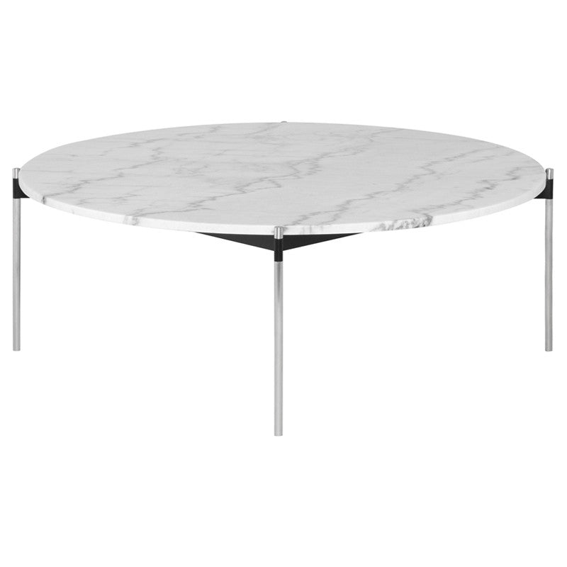 Pixie Coffee Table - Brushed Stainless Legs