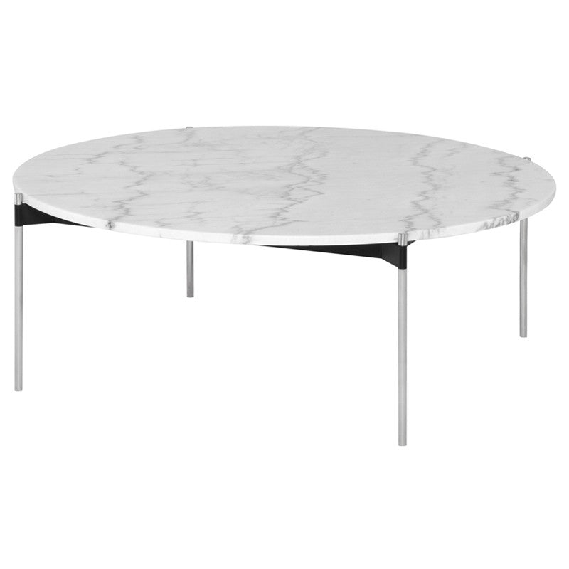 Pixie Coffee Table - Brushed Stainless Legs