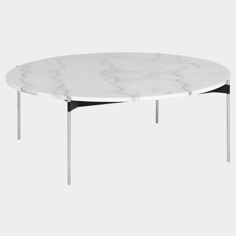 Pixie Coffee Table - Brushed Stainless Legs