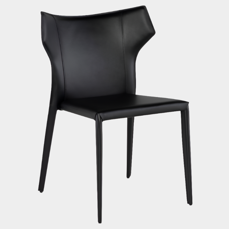 Wayne Dining Chair (Leather Legs)