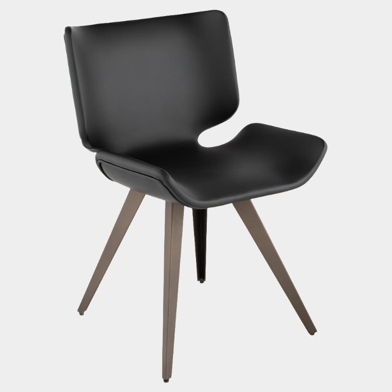 Chaise de salle à manger Astra (pieds en bronze mat)
