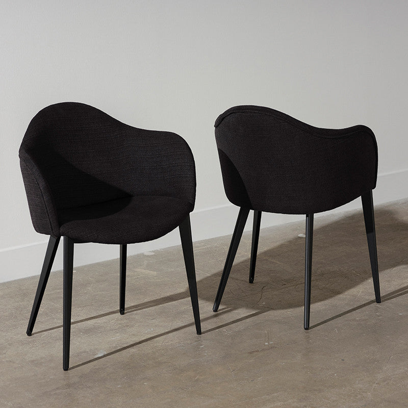 Nora Dining Chair (Titanium Steel Legs)