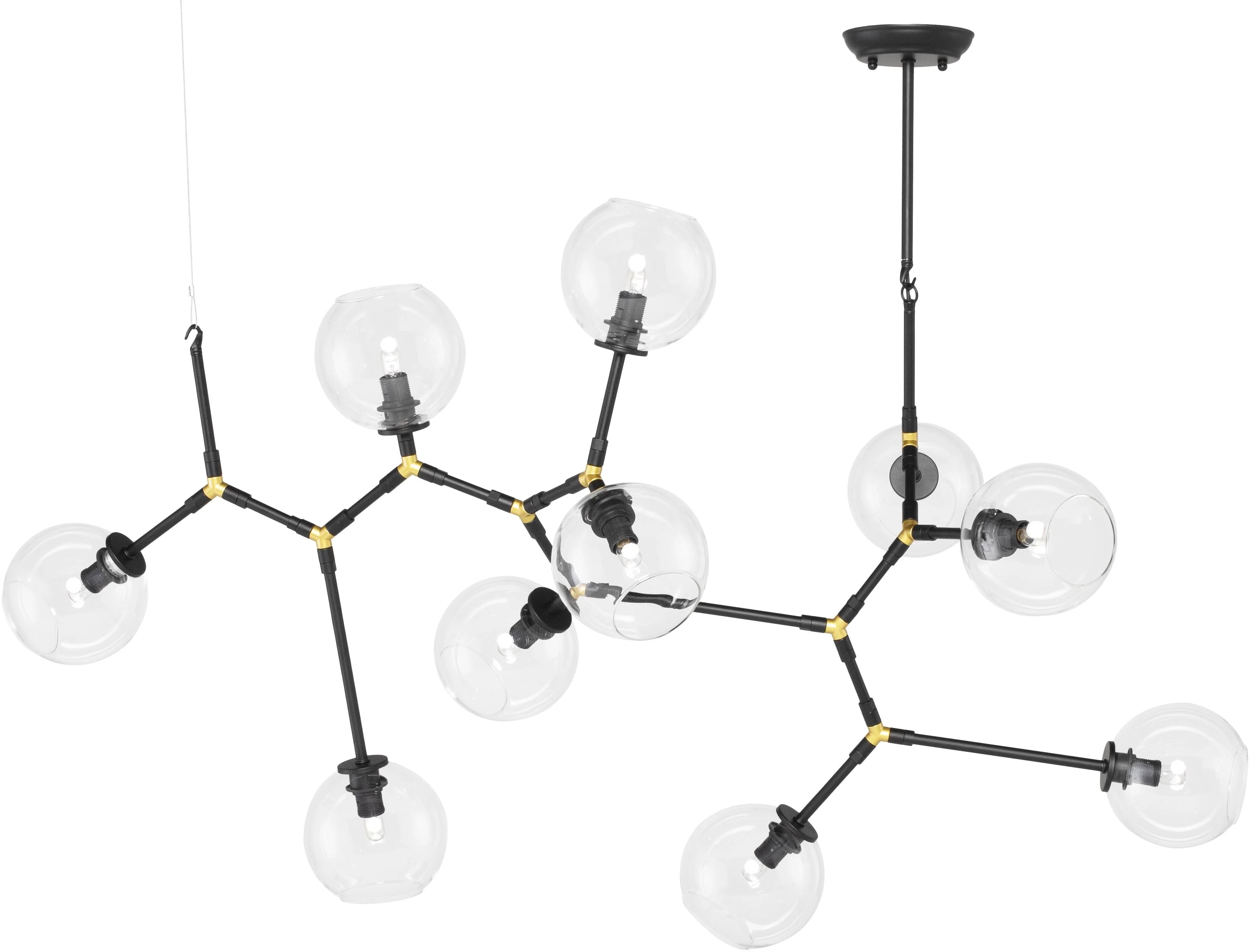 Suspension Atom - 5 lumières