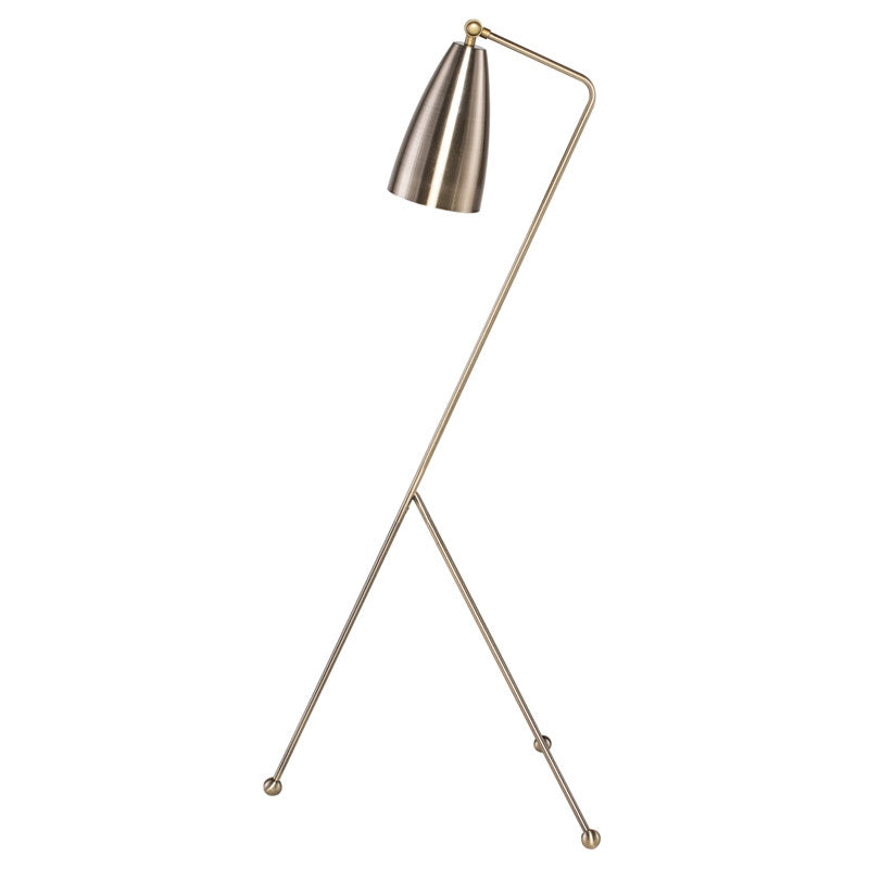 Lucille Floor Light (Antique Brass)