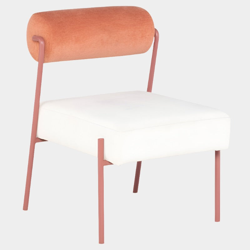 Marni Boucle Dining Chair (Rust Frame)