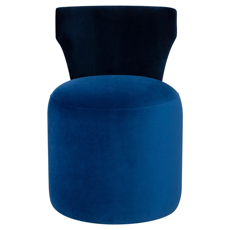 Mina Boucle Dining Chair (Dusk)
