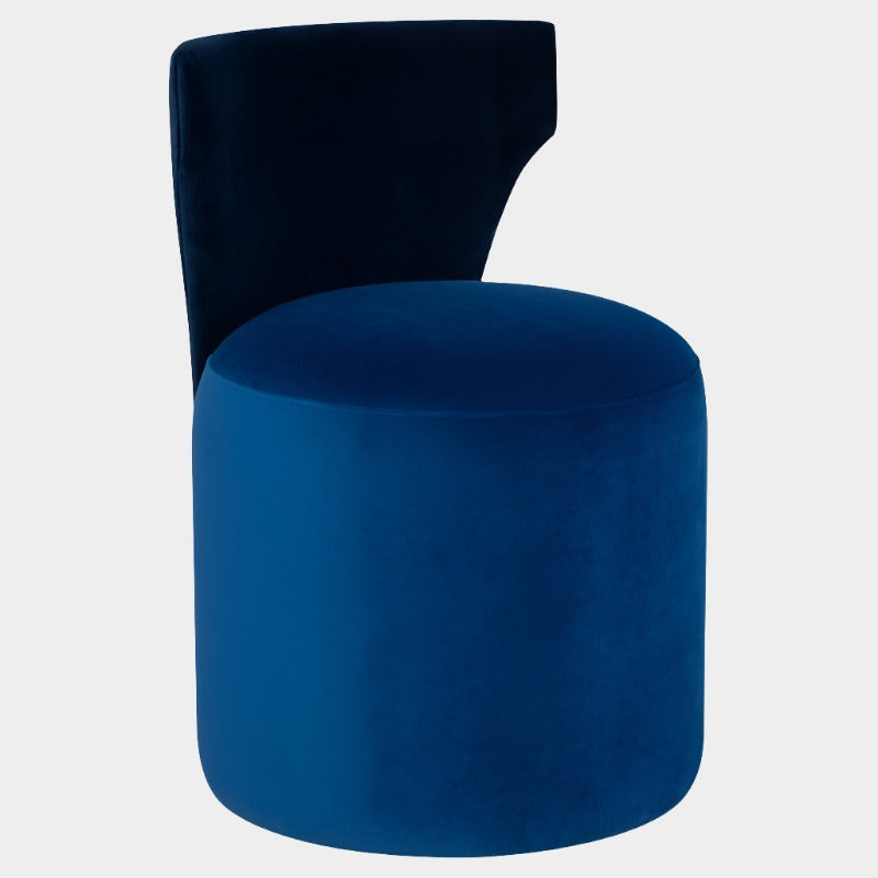 Mina Boucle Dining Chair (Dusk)