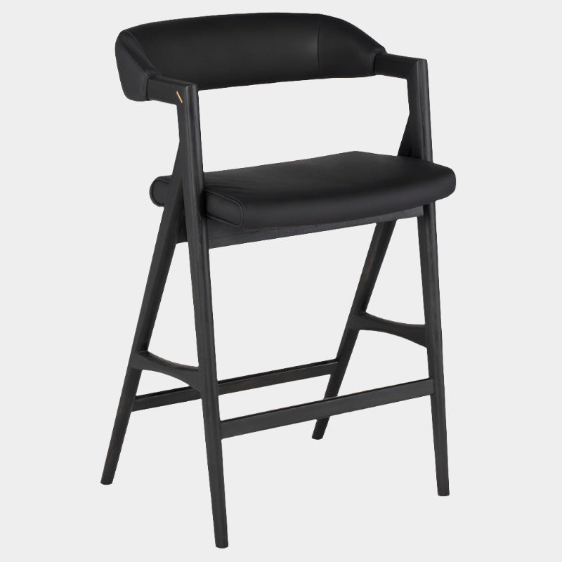 Anita Stool (Ebonized Oak Frame)