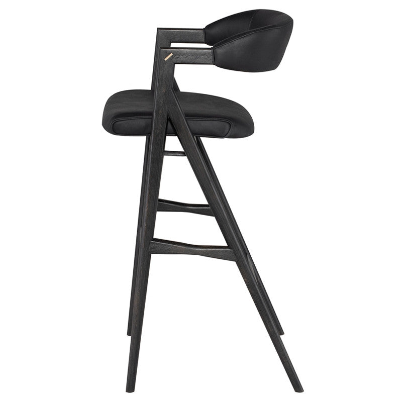 Anita Stool (Ebonized Oak Frame)